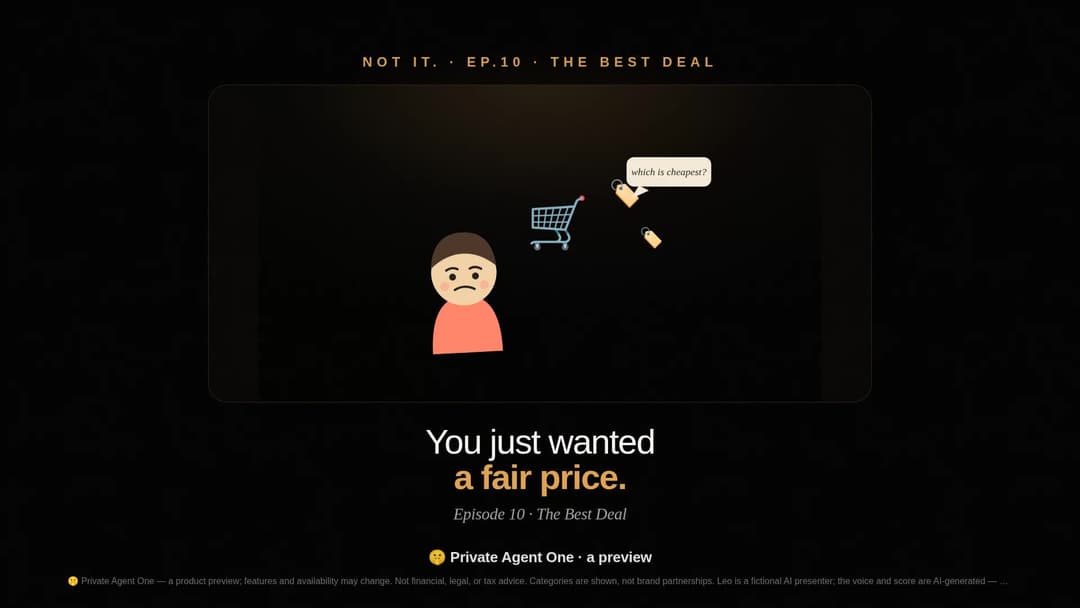 Best deal media still representing a checkout moment