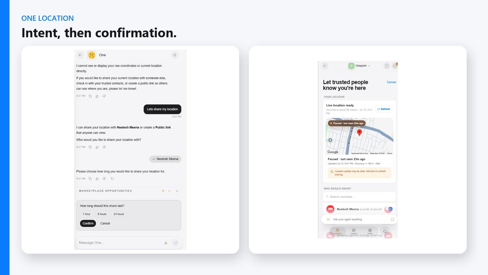 From Taps to Intent: How One Location Assistant Automates Location Sharing